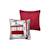 Coussin décoratif carré à motif téléphérique Rouge 2 - vertbaudet enfant 