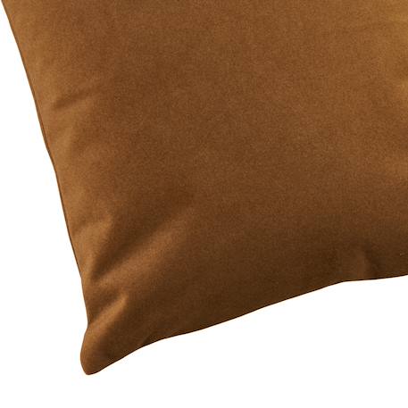 Coussin velours effet peau de pêche Beige+Bleu+Cuivre+Jaune moutarde+Marron brun+Vert olive 12 - vertbaudet enfant 