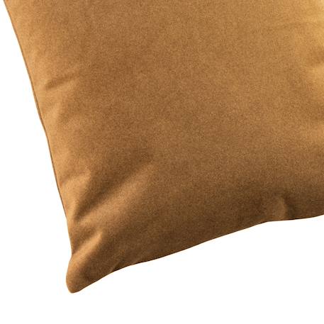 Coussin velours effet peau de pêche Beige+Bleu+Cuivre+Jaune moutarde+Marron brun+Vert olive 16 - vertbaudet enfant 