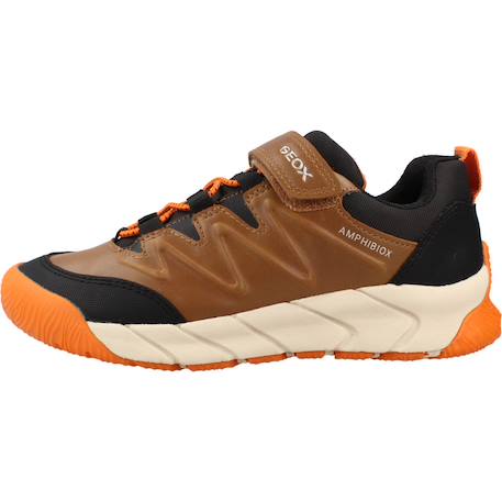 Baskets enfant garçon flexyper Marron c0013+Vert c3009 2 - vertbaudet enfant 