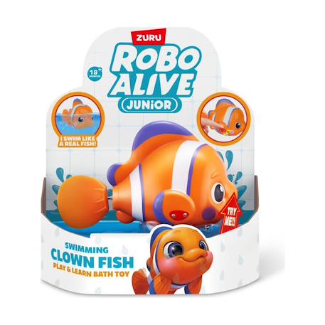 Robo alive junior - jouet petit poisson pour le bain Orange 2 - vertbaudet enfant 