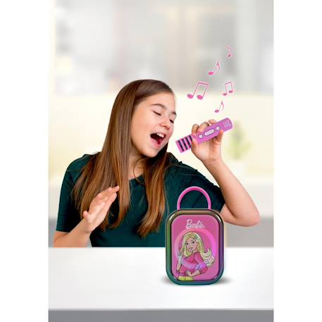 Karaoke bluetooth barbie avec 2 micros sans fil ROSE 6 - vertbaudet enfant 