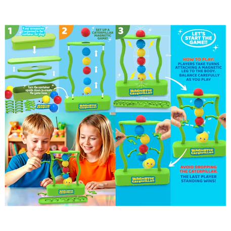 Chenille magnétique Multicolor 2 - vertbaudet enfant 