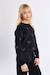Pull en maille, imprimé cœurs - fille Noir+Rose 1 - vertbaudet enfant 