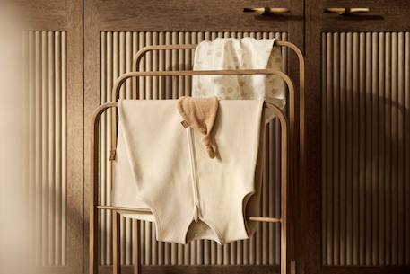 Gigoteuse en jersey de coton little waffle Beige+Ecru, jaune, noir+Ecru, marron, bleu+Rose, jaune, violet+Sand+Terracotta 25 - vertbaudet enfant 