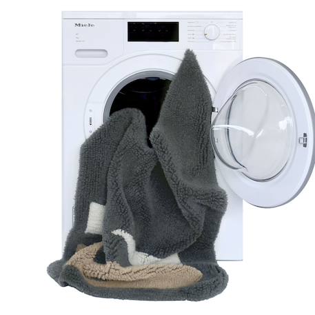 Tapis lavable en laine super héros Noir 3 - vertbaudet enfant 