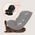 Siège-auto pivotant 360° bastiaan rwf i-size 40-150 cm avec isofix, groupe 0/1/2/3 Black carbon+Grey stone+Red burgundy 6 - vertbaudet enfant 