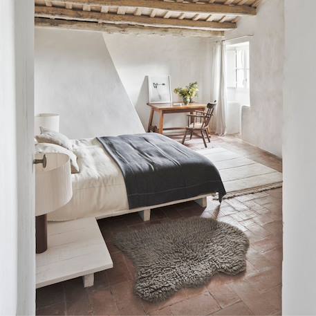 Tapis lavable en laine woolly Beige+Blanc+Gris clair 18 - vertbaudet enfant 