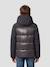 Blouson à capuche bi-matière Anthracite+Noir 3 - vertbaudet enfant 