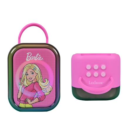 Karaoke bluetooth barbie avec 2 micros sans fil ROSE 2 - vertbaudet enfant 