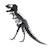 Maquette 3d enfant en papier tyrannosaure Noir 2 - vertbaudet enfant 