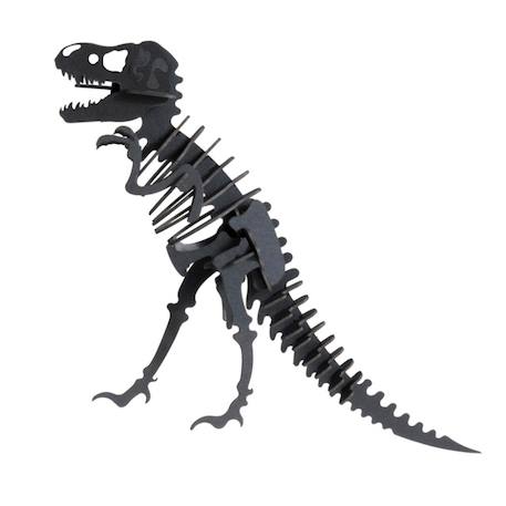 Modèle en papier 3d - t-rex Noir 2 - vertbaudet enfant 