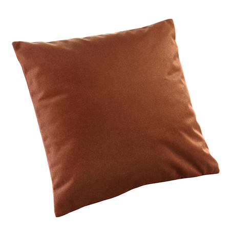 Coussin velours effet peau de pêche Beige+Bleu+Cuivre+Jaune moutarde+Marron brun+Vert olive 17 - vertbaudet enfant 