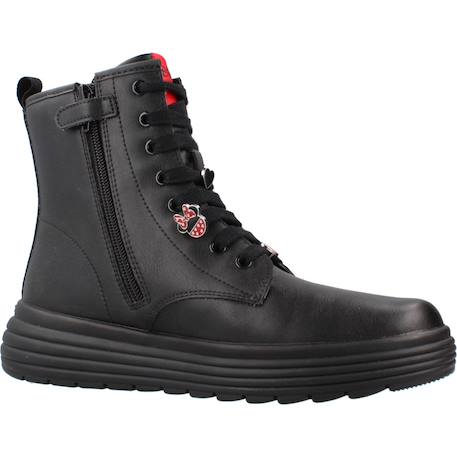 Bottes enfant fille en cuir Noir 5 - vertbaudet enfant 