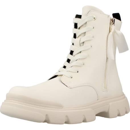 Bottes fille modèle j junette g. Blanc+Noir 4 - vertbaudet enfant 