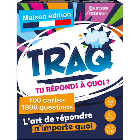 Traq jeu d'ambiance à questions Bleu 1 - vertbaudet enfant 