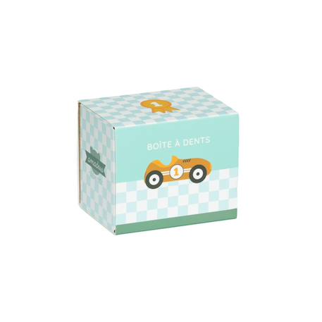 Boite à dent petite voiture en résine Bleu+Vert 2 - vertbaudet enfant 