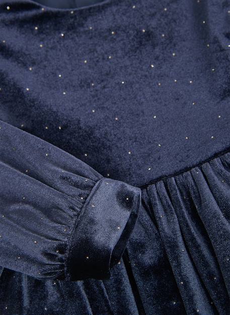 Robe fille avec reflets Bleu 3 - vertbaudet enfant 