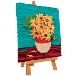 Kit tableau 3d en pâte à modeler enfant tournesols - vertbaudet enfant