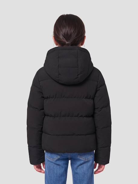 Doudoune à capuche Noir+Stone 3 - vertbaudet enfant 