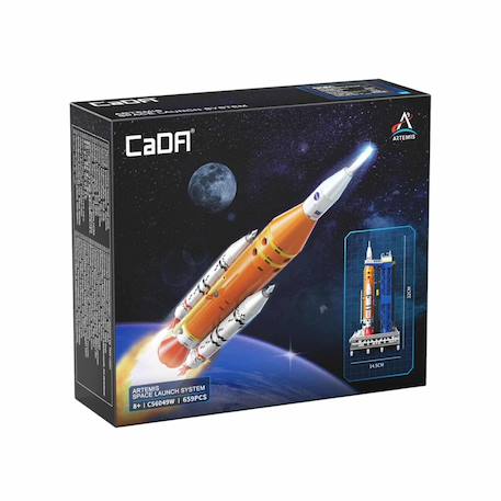 Fusée artemis sls nasa 659 pièces Orange 4 - vertbaudet enfant 