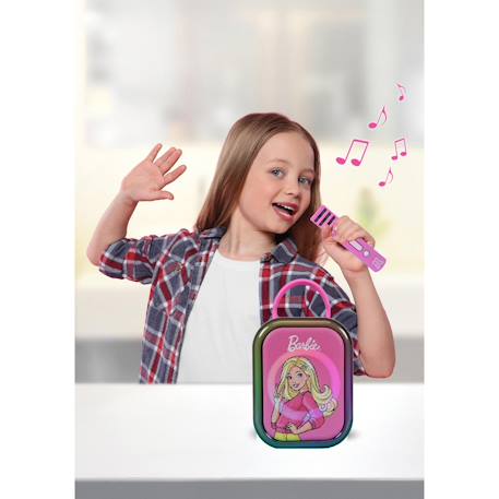Karaoke bluetooth barbie avec 2 micros sans fil ROSE 4 - vertbaudet enfant 