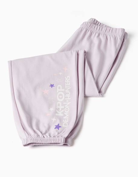 Pyjama en coton à manches longues et imprimé k-pop demon hunters Rose 4 - vertbaudet enfant 