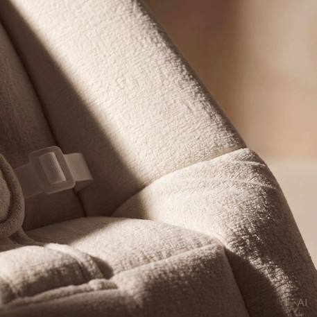 Transat à bascule celia rocker close&cosy jusqu’à 9 kg avec 2 inclinaisons, arche à jouets et coussin inclus White beige 5 - vertbaudet enfant 
