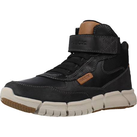Bottes enfant garçon en cuir flexyper Noir c9999 4 - vertbaudet enfant 