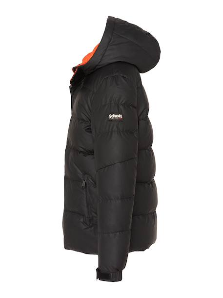 Blouson matelassé à capuche Kaki+Noir 10 - vertbaudet enfant 