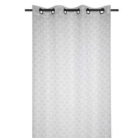 Voilage aux impressions art déco Gris anthracite+Naturel 5 - vertbaudet enfant 