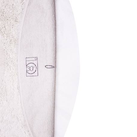 Tapis rond lavable en laine cercle arctique Blanc 6 - vertbaudet enfant 
