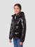 Blouson shiny à capuche Noir+Rouge 2 - vertbaudet enfant 
