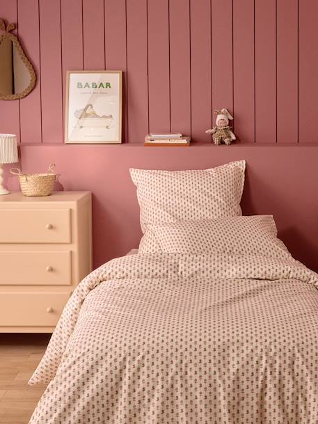 Housse de couette percale de coton 'lucette' Imprime multico 3 - vertbaudet enfant 