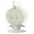 Balancelle électrique 360° iris close&cosy avec 3 mouvements, 5 vitesses, 12 mélodies et coussin inclus White beige 2 - vertbaudet enfant 