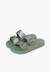 Sandales caoutchouc eva habana métallisées Argent+Vert 10 - vertbaudet enfant 