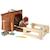 Cheval avec écurie et accessoires Beige+Marron 8 - vertbaudet enfant 