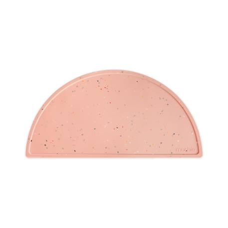 Set de table bébé en silicone antidérapant Powder pink confetti 1 - vertbaudet enfant 