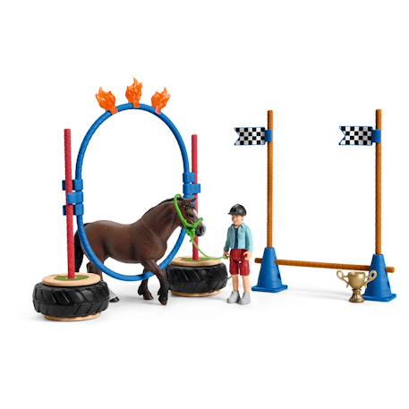 Coffret parcours d'agility poney schleich Unit p. 1 - vertbaudet enfant 
