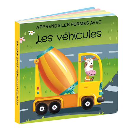 Livre et puzzle les véhicules Bleu 3 - vertbaudet enfant 