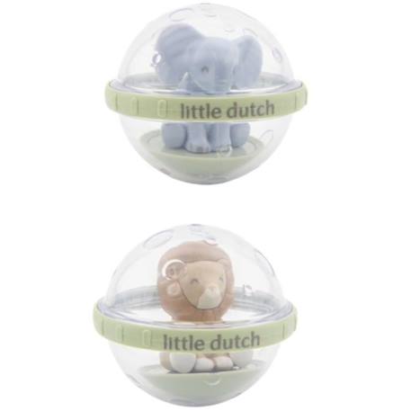 Balles tournantes safari friends Vert, gris, beige 1 - vertbaudet enfant 