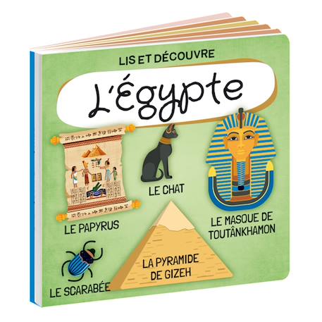 Livre et puzzle l'egypte Marron 3 - vertbaudet enfant 