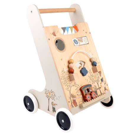Chariot de marche forêt magique Beige 1 - vertbaudet enfant 