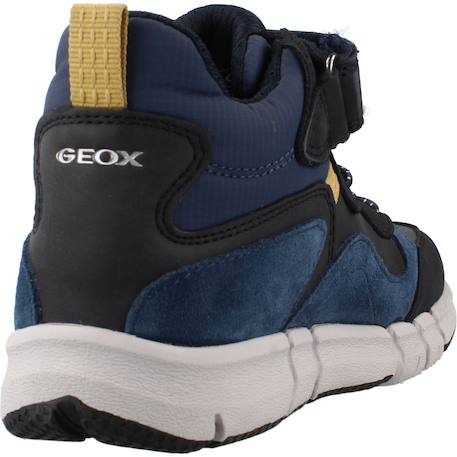 Bottes enfant garçon en cuir flexyper Bleu c0700+Marron c6457 3 - vertbaudet enfant 