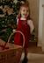 Ensemble enfant robe en velours côtelé et t-shirt grace Bordeaux 1 - vertbaudet enfant 