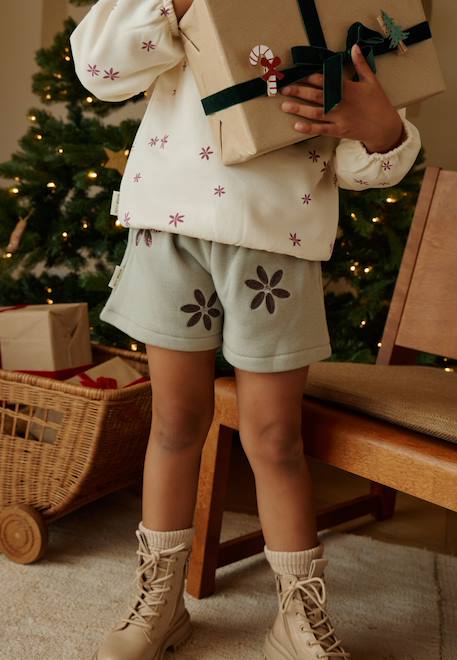 Short enfant en molleton misti Vert 1 - vertbaudet enfant 