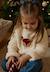 Sweat-shirt enfant en sherpa grace Vanille 1 - vertbaudet enfant 