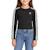 Sweat enfant en coton Noir/blanc 3 - vertbaudet enfant 