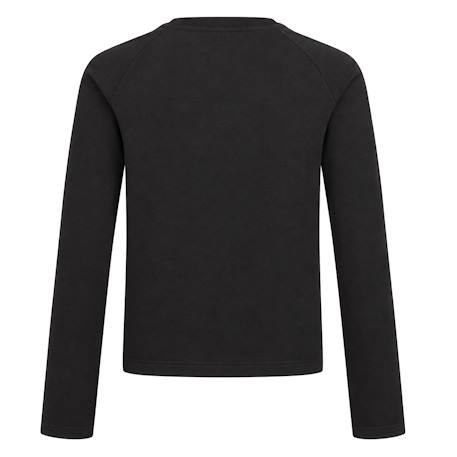 Sweat enfant en coton Noir/blanc 2 - vertbaudet enfant 