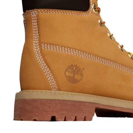 Boots garçon en cuir Beige, marron foncé 6 - vertbaudet enfant 